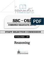 SSC CGL Reasoning Questions
