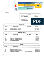 Ejemplo de Extracto Bancario