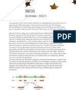 Splicing Alternativo