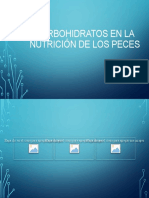 Carbohidratos en La Nutrición de Los Peces