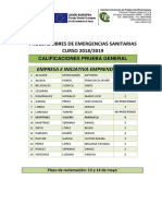 Empresa e Iniciativa Emprendedora. Notas Prueba General