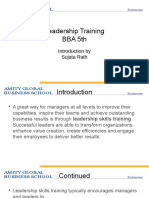 Leadership Training BBA 5th