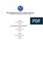Análisis institucional sobre el funcionamiento de los medios de comunicación en República Dominicana 