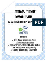 Complete, Timely Lesson Plans: Harcourt Storytown