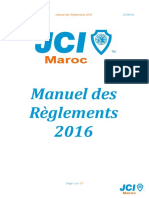 Manuel Des Règlement 2016 JCI Maroc