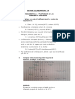 Puntos de ebullición y solubilidad de compuestos orgánicos