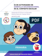 Primaria Guia de Actividades Desarrollo Sociomocional