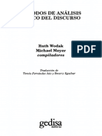Ruth Wodak, Michael Meyer - Métodos de Análisis Crítico Del Discurso-Gedisa (2003) - 1-28