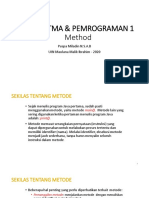 Pertemuan 8 Method