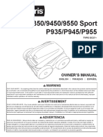 Polaris 9550 Manual