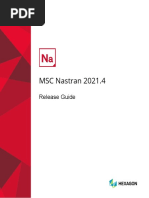 MSC Nastran 2021.4 Release Guide