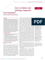 Anxiety Disorders in Children and Adolescents Aetiology Diagnosis and Treatment