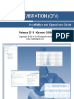 Caefatigue Vibration (CFV) : Installation and Operations Guide