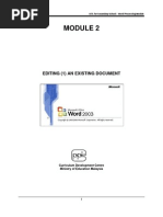 Microsoft Word - Module 2 - Editing 1