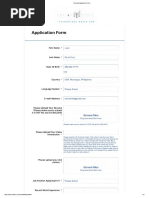 Sourcing Application Form