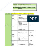 1 MESA de EXAMEN 1er Turno. 1er Llamado Noviembre-Diciembre