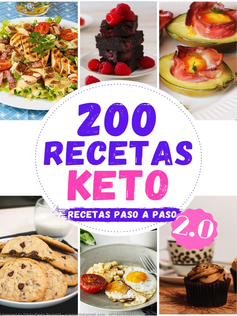 200 Recetas Keto 2 | PDF | Huevo como alimento | Pizza