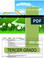 3ro Grado Marzo Planeacion 2018-2019-1