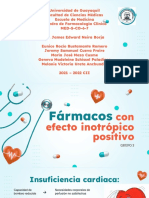 Farmacología Clínica g7 - Grupo 3 Fármacos Con Efectos Inotrópicos Positivos