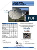 DH 39" Mount: Polar or Fixed Az-El Available