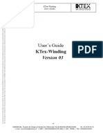 User'S Guide: Ktex-Winding