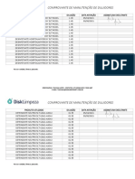 Aferição Diluidor