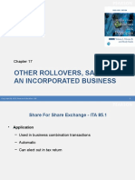 Other Rollovers, Sale of An Incorporated Business