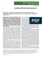 Crispr-Cas12B Enables Efficient Plant Genome Engineering: Brief Communication