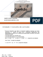 Custos e Prevenção da Corrosão