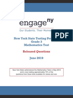 New York State Testing Program Grade 3 Mathematics Test: Released Questions