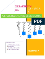 Laporan Praktikum Tentang Gerak Harmonik Sederhana