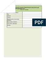 FSSC Developments Program Requirements Document and Self Evaluation Tool