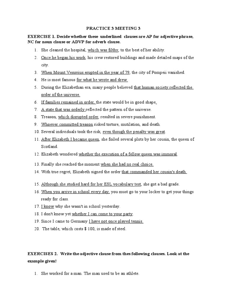 English Grammar Practice | PDF | Grammar | Syntax
