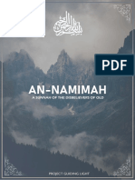 An-Namimah - 'A Sunnah of The Disbelievers of Old'
