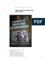 8 Lessons in Military Leadership by Robert Kiyosaki, Author of Rich Dad, Poor Dad - Nancyrubin