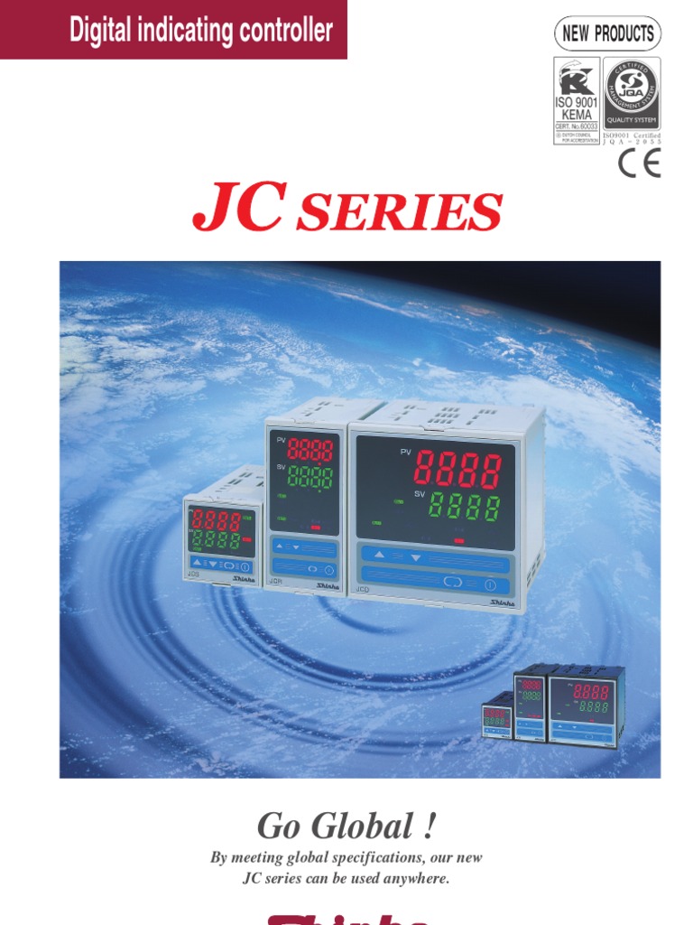 JC Series Digital Controllers Overview | PDF | Relay | Direct Current