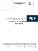 Identificación de peligros y análisis de riesgos