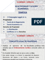 03 CLASE - El Derecho de Propiedad y La Teoría Económica - EyD