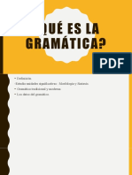 Qué Es La Gramática