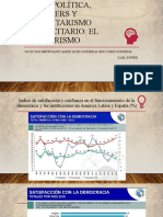 Crisis Política, Outsiders y Autoritarismo Plebiscitario