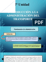 Introducción A La Administración Del Transporte