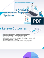 Topic 2 Model and Analysis in Decision Support Systems v2