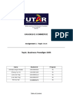 Ukai3010 E-Commerce: Assignment 1: Topic 3 & 4