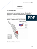 Site Analysis 6.1 Idukki District: High Altitude Field House