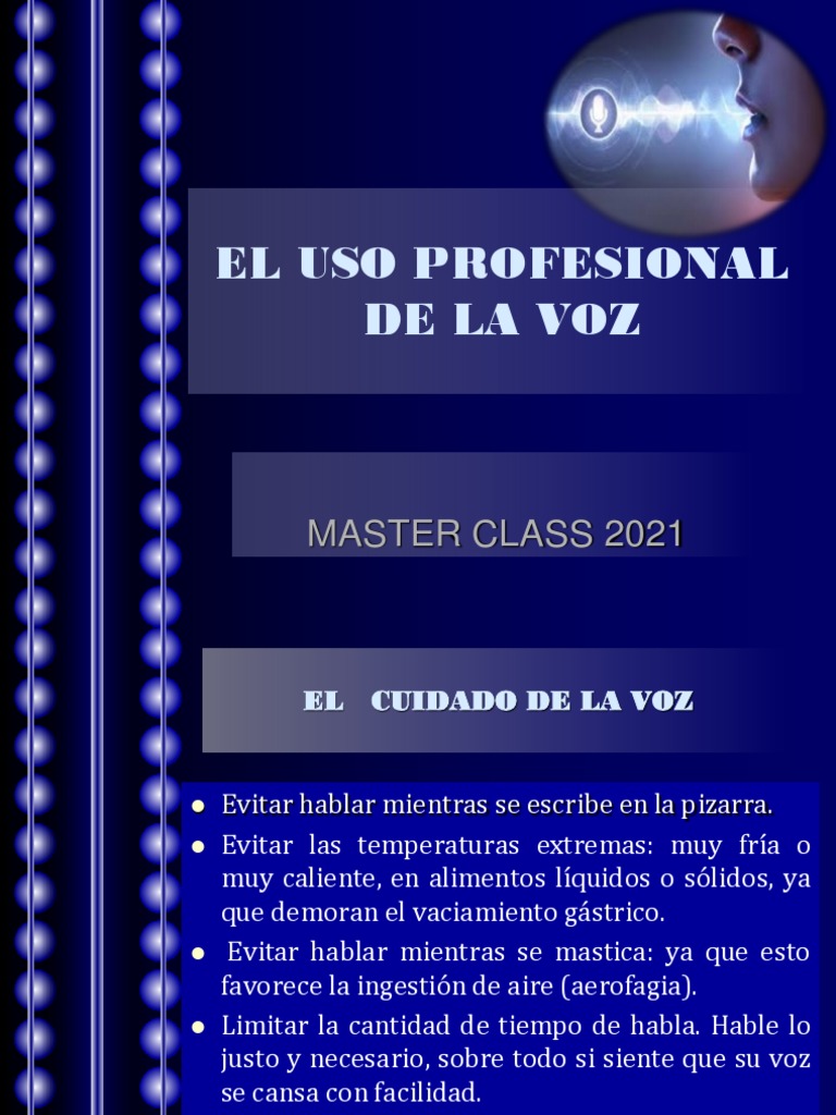 El Uso Profesional de La Voz Power | PDF | Las emociones | Sicología