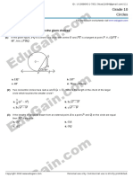 Grade 10 Circles: PQ O PT P QPT