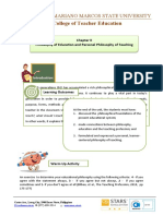 Unit II Lesson1 Philosophies of Education