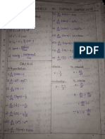 Class 11 Physics Formula