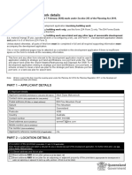 DA Form 2 - Building Work Details