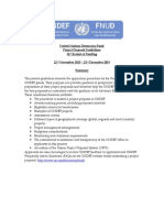 UNDEF Project Proposal Guidelines